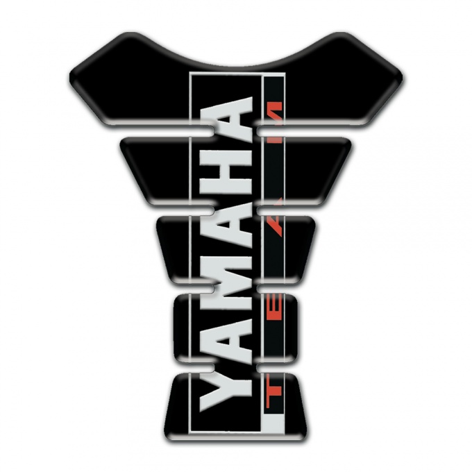 Yamaha Tank Pad Protector Team Style Black Design 