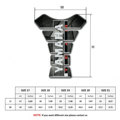 Yamaha Tank Pad Motorbike Team Style Stylish Model 