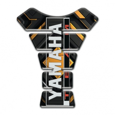 Yamaha Tank Pad Protector Team Style Rhombus Base Design 