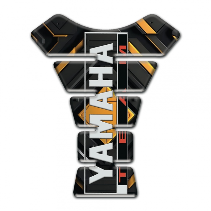 Yamaha Tank Pad Protector Team Style Rhombus Base Design 