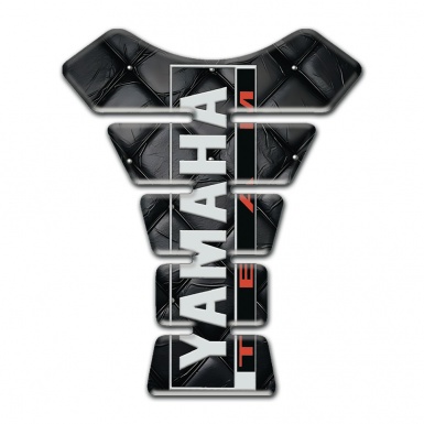 Yamaha Tank Fuse Black Leather Effect Team Style 