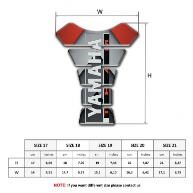 Yamaha Tank Pad Motorbike Racing Edition Team Style 