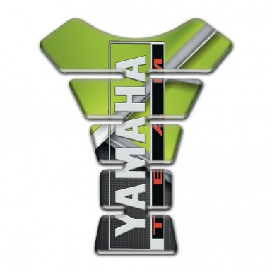 Yamaha Tank Protector Green Motive Model Team Style 