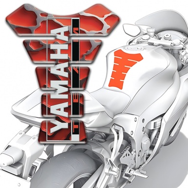 Yamaha Tank Fuse Red Parts Design Team Style 