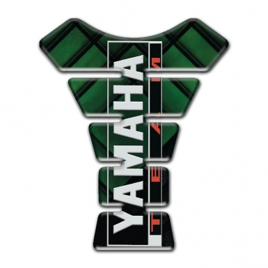 Yamaha Tank Pad Protector dark Green Details Style Team Logo