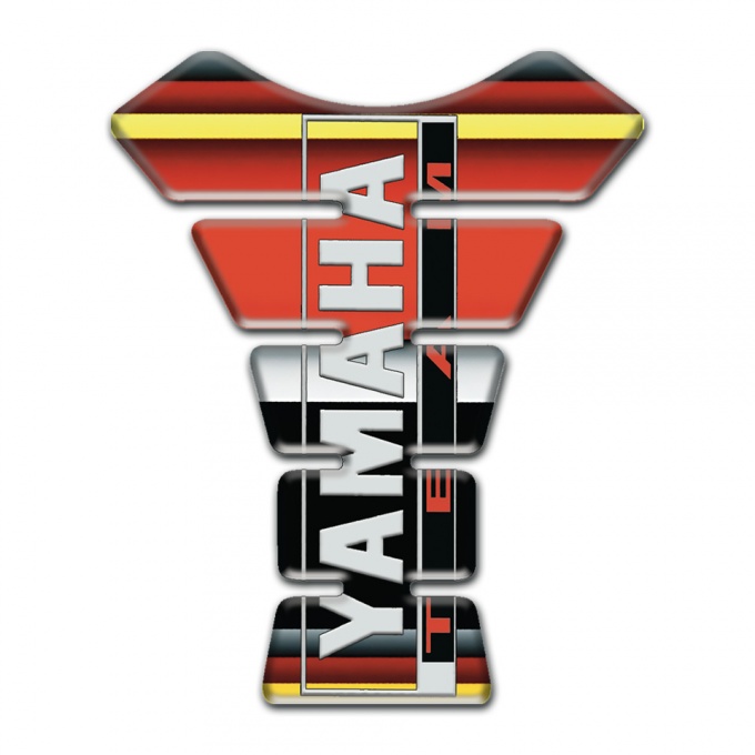 Yamaha Tank Protector Multicolored Design Team Logo Style 