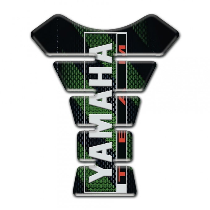 Yamaha Tank Fuse Green Tape with Team Logo Style 