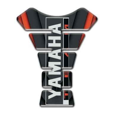 Yamaha Tank Pad Motorbike Orange Nuance Base Team Logo Style 