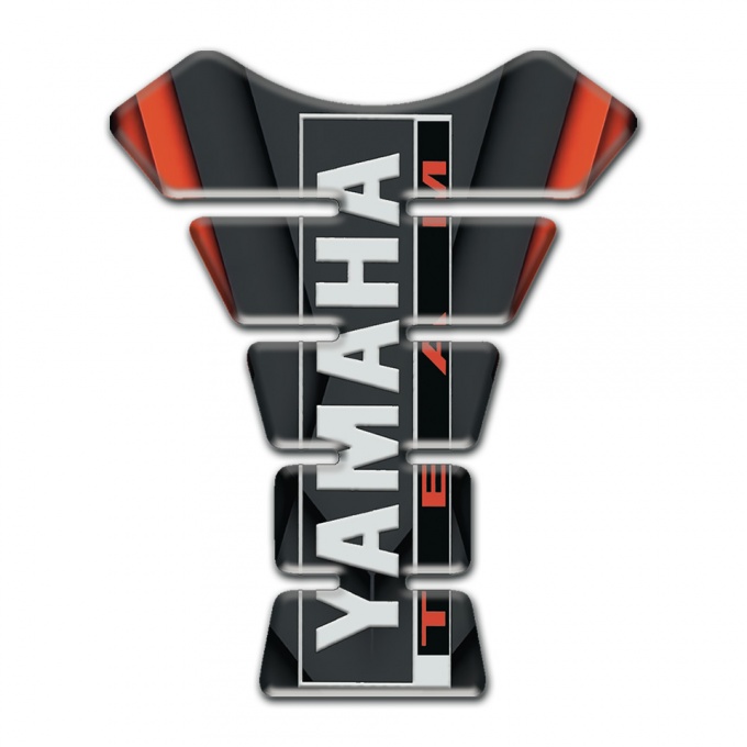 Yamaha Tank Pad Motorbike Orange Nuance Base Team Logo Style 