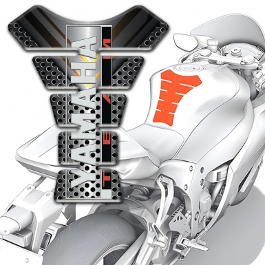 Yamaha Tank Pad Protector Vertical Inscription Logo edition 