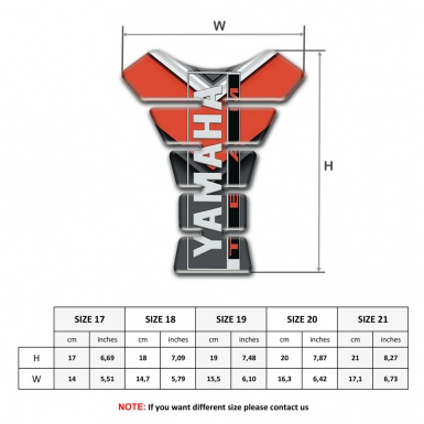 Yamaha Tank Fuse Unique Inscription Logo Edition 