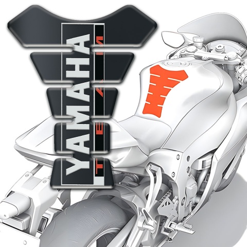 Yamaha Tank Fuse Graphite Effect Base Team Logo Style 