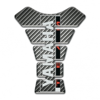 Yamaha Tank Guard Pads Classic Carbon Style Team Logo 