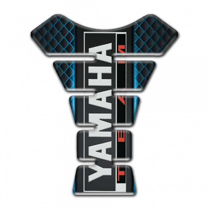 Yamaha Tank Fuse Neon Grid Effect and Vertical Logo 