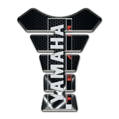 Yamaha Tank Guard Pads Crossed lights design Vertical Logo Style 