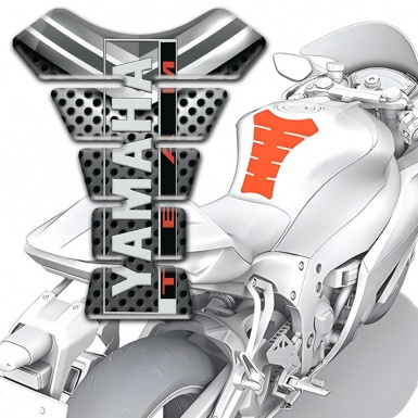 Yamaha Tank Pad Motorbike Motorcycle Silicone Sticker Unique Model 