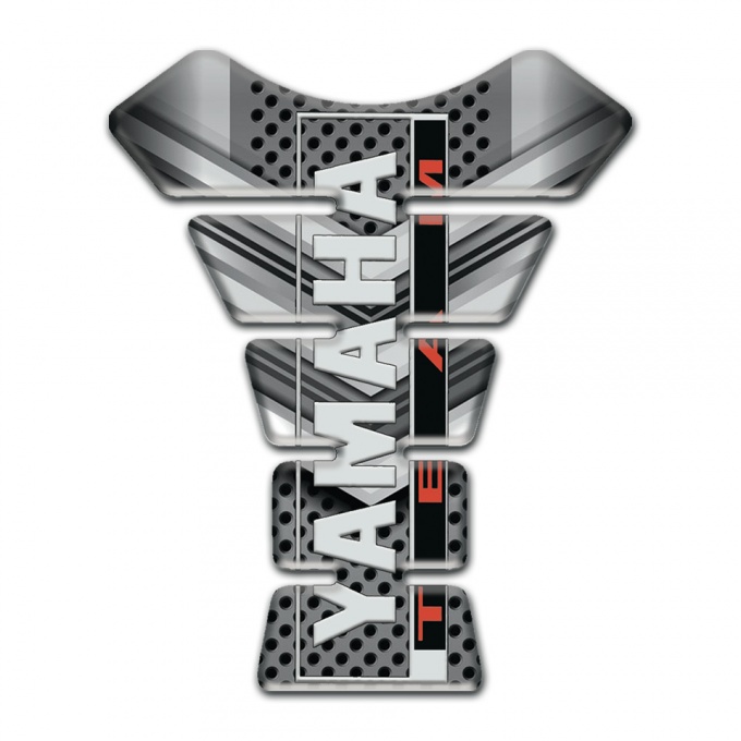 Yamaha Tank Guard Pads Unique Design with Vertical Logo Style 