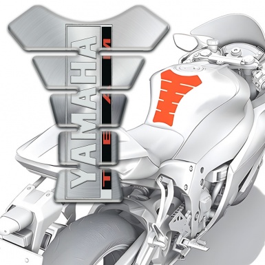 Yamaha Tank Pad Motorbike Silver Option  