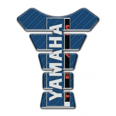 Yamaha Tank Protector Navy Blue Carbon option 