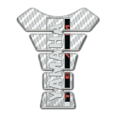 Yamaha Tank Pad Protector White carbon Option 