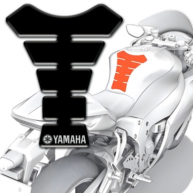 Yamaha  Tank Pad Motorbike Black Type 