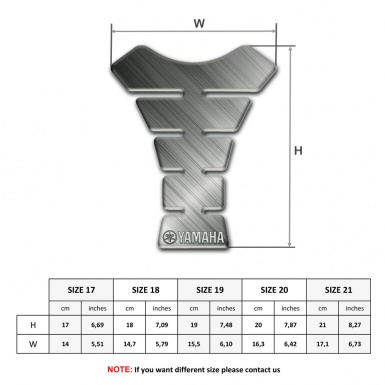 Yamaha Tank Protector Stylish Matte Type 