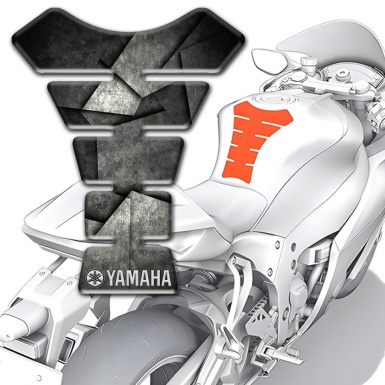 Yamaha Tank Pad Protector Mixed Grey Black type 