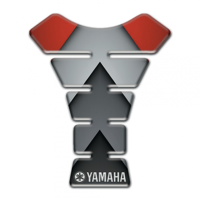 Yamaha Tank Fuse Gray Red Nuance Type 