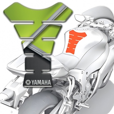 Yamaha Tank Pad Motorbike Fresh Green Motive type 