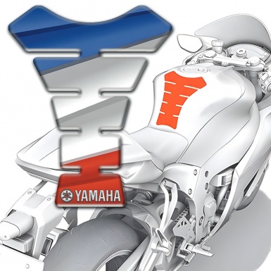 Yamaha Tank Guard Pads Colorful Type 