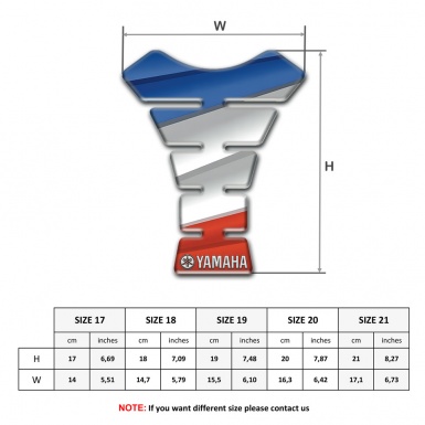 Yamaha Tank Guard Pads Colorful Type 