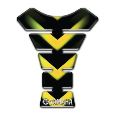 Yamaha Tank Protector Green Yellow V Shape Patterns Type 