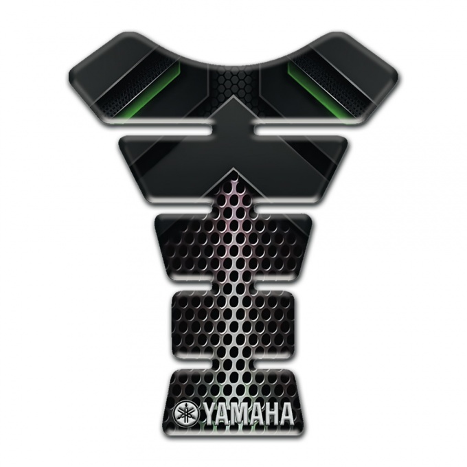 Yamaha Tank Pad Protector High-Quality Dark design 