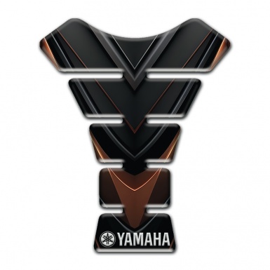 Yamaha Tank Protector Black Brown Decoration Type 