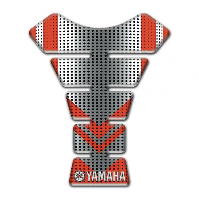 Yamaha Tank Protector Stylish Gray red type 