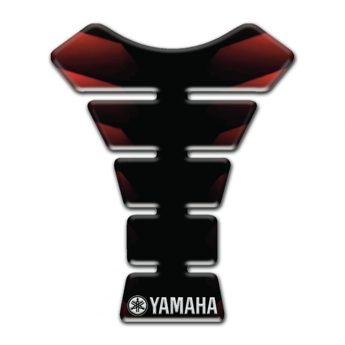 Yamaha Tank Pad Motorbike Merging Red and Black Type 
