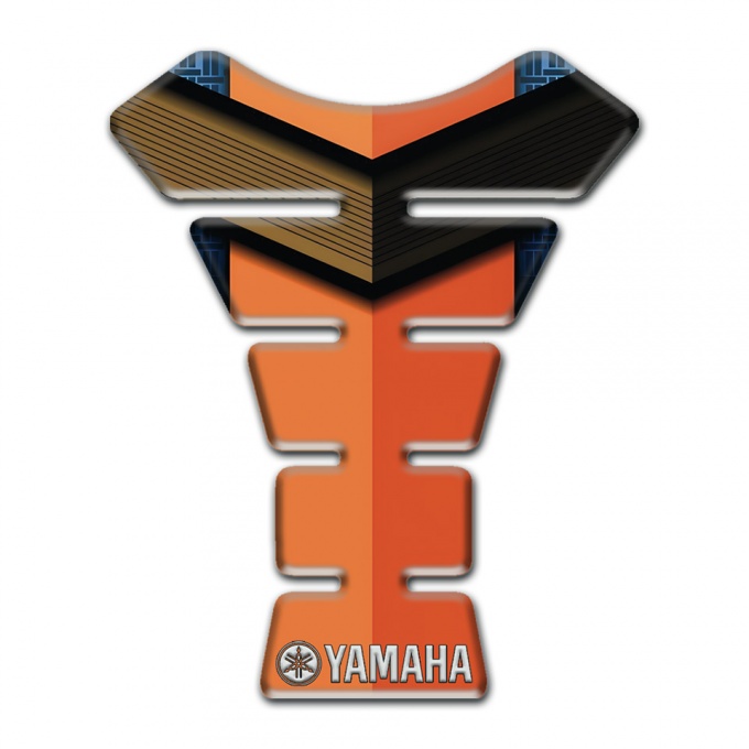 Yamaha Tank Fuse Orange Base with Brown Black Details Type 