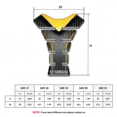 Yamaha Tank Pad Motorbike High-Quality Edition 