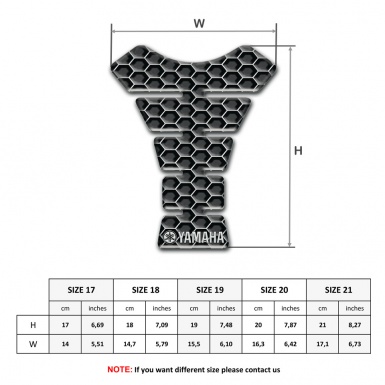 Yamaha Tank Protector Honeycomb Design Type 