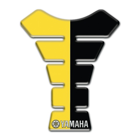 Yamaha Tank Pad Protector Yellow Black Halves Type 