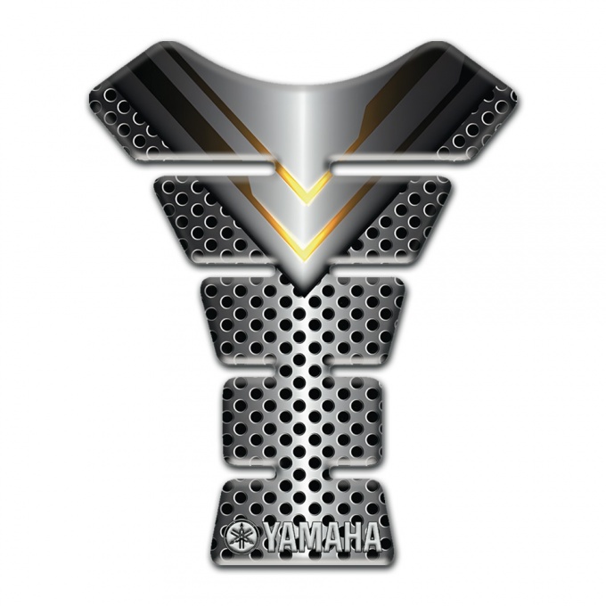 Yamaha Tank Pad Motorbike Metal effect Type 