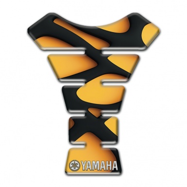 Yamaha Tank Guard Pads Orange Black decoration Type 