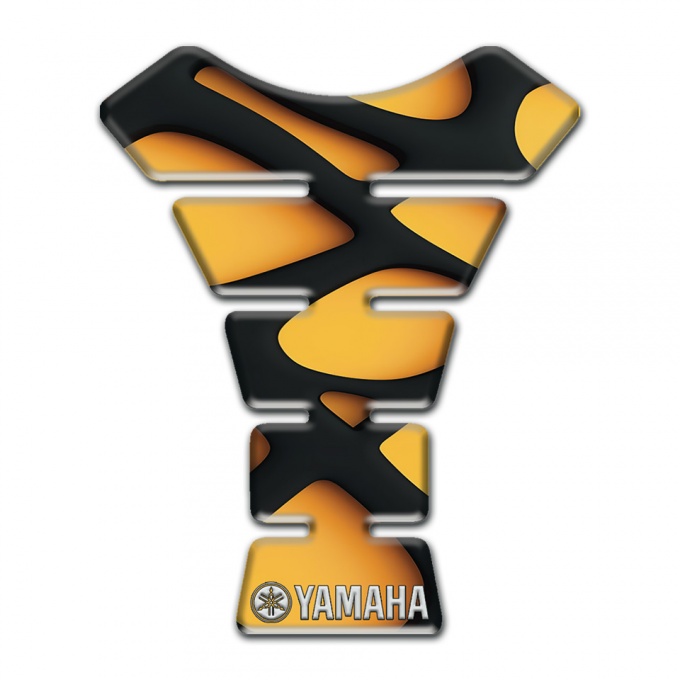 Yamaha Tank Guard Pads Orange Black decoration Type 