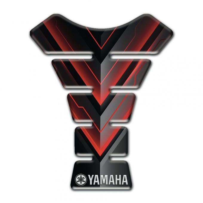 Yamaha Tank Protector Black with Red Details Type 