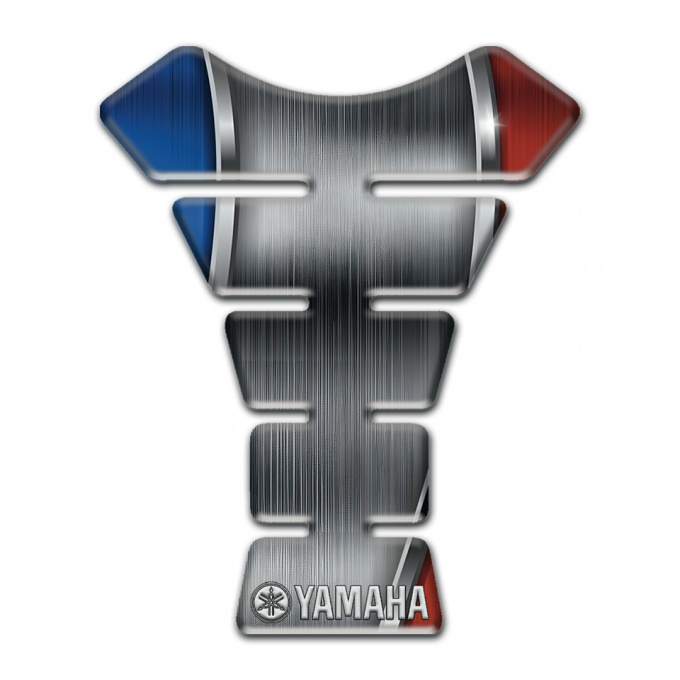 Yamaha Tank Guard Pads High-Quality Design with White logo 