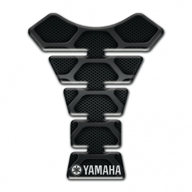 Yamaha Tank Pad Protector Black with Gray Patterns Base Type 