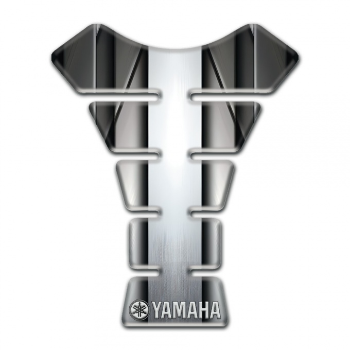 Yamaha Tank Fuse Silicone Sticker Metal Effect Type 