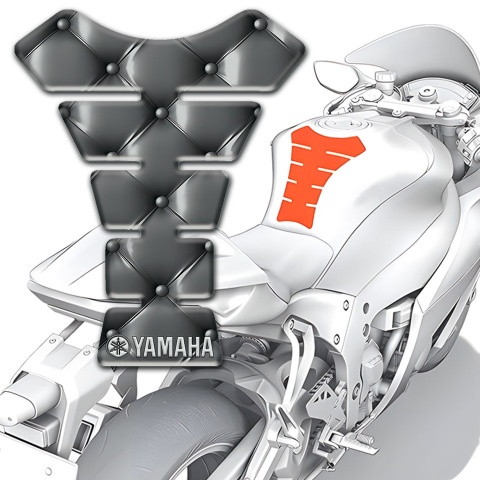 Yamaha Tank Protector Gray Leather Type 
