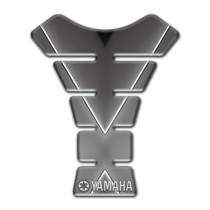 Yamaha Tank Protector Gray with White Patern type 