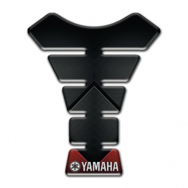 Yamaha Tank Pad Protector Black with Red Decoration Type 